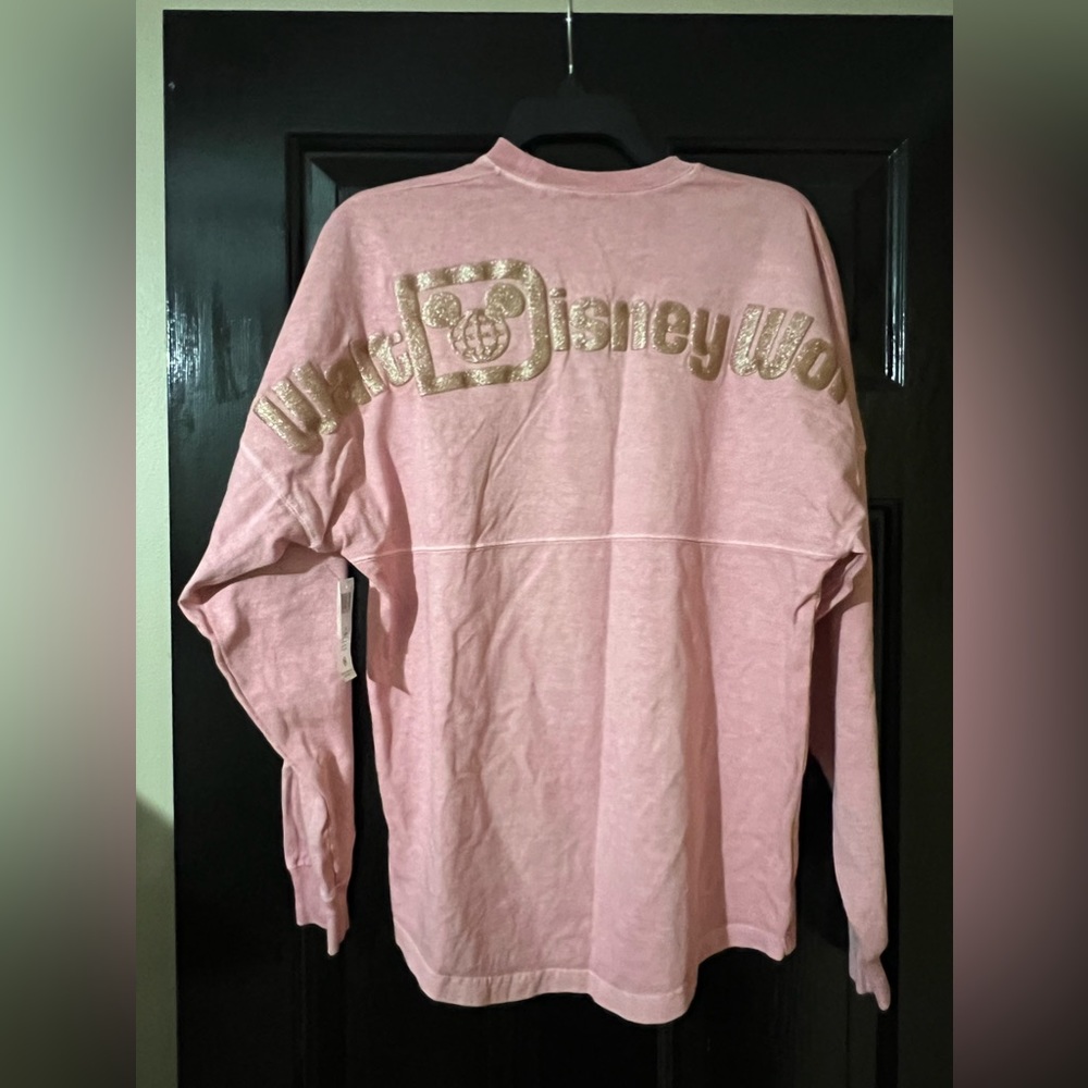 Walt Disney World Pink and Gold Spirit Jersey XS NWT